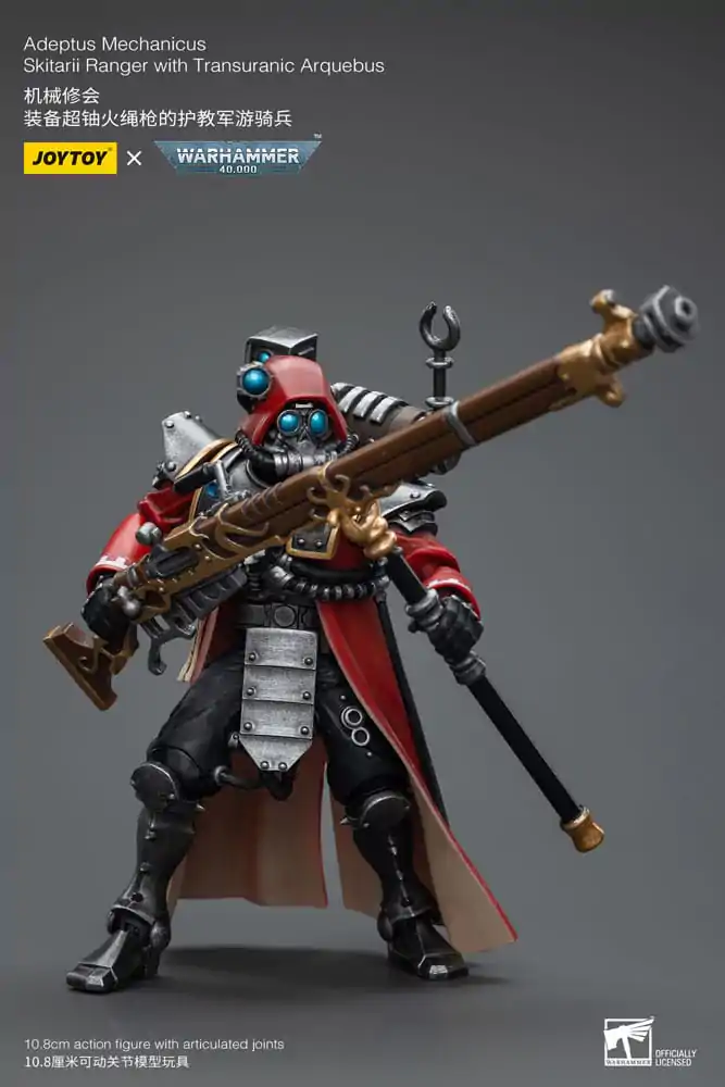 Warhammer 40k 1/18 Adeptus Mechanicus Skitarii Ranger with Transuranic Arquebus akciófigura termékfotó