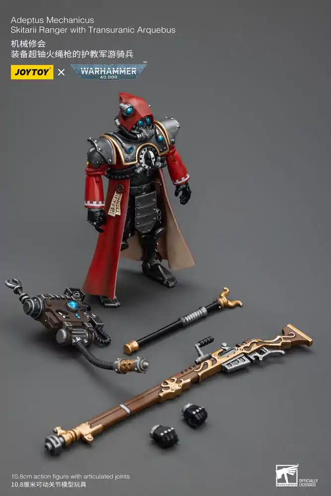Warhammer 40k 1/18 Adeptus Mechanicus Skitarii Ranger with Transuranic Arquebus akciófigura termékfotó