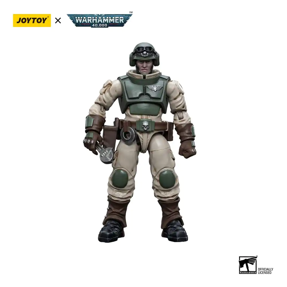 Warhammer 40k 1/18 Astra Militarum Ordnance Team with Bombast Field Gun Artillery akciófigura 12 cm termékfotó