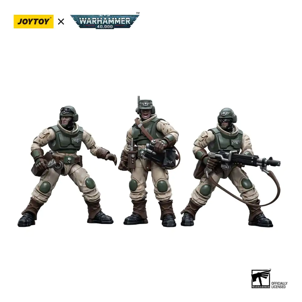 Warhammer 40k 1/18 Astra Militarum Ordnance Team with Bombast Field Gun Artillery akciófigura 12 cm termékfotó