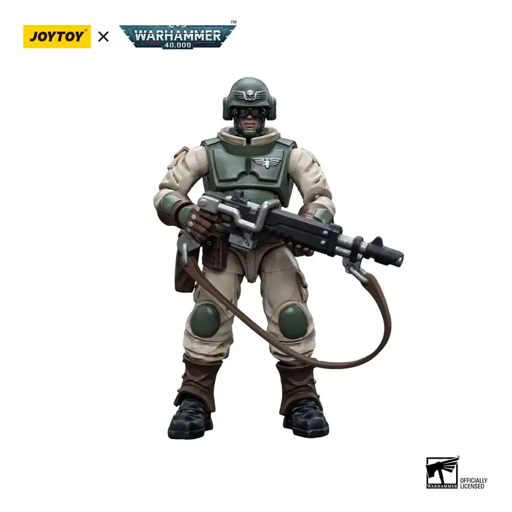 Warhammer 40k 1/18 Astra Militarum Ordnance Team with Bombast Field Gun Artillery akciófigura 12 cm termékfotó
