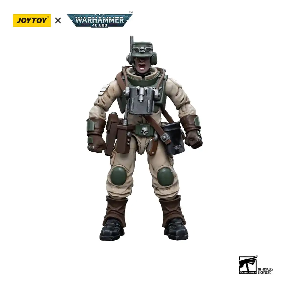 Warhammer 40k 1/18 Astra Militarum Ordnance Team with Bombast Field Gun Artillery akciófigura 12 cm termékfotó