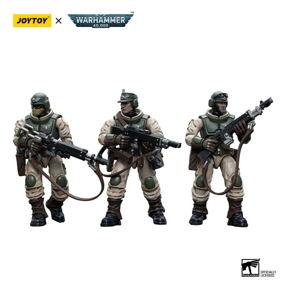 Warhammer 40k 1/18 Astra Militarum Ordnance Team with Malleus Rocket Launcher Ordnance Brigade akciófigura 12 cm termékfotó
