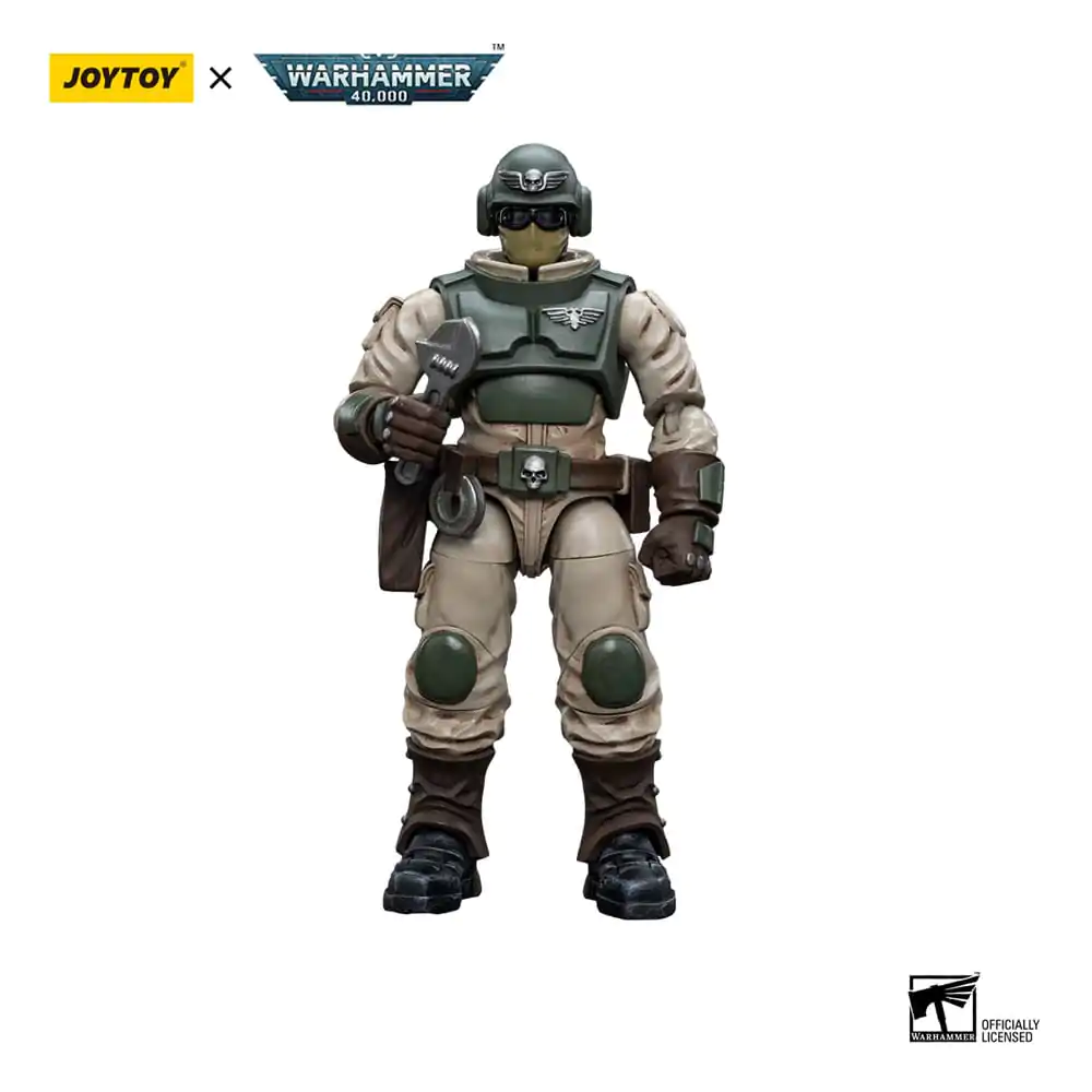 Warhammer 40k 1/18 Astra Militarum Ordnance Team with Malleus Rocket Launcher Ordnance Brigade akciófigura 12 cm termékfotó