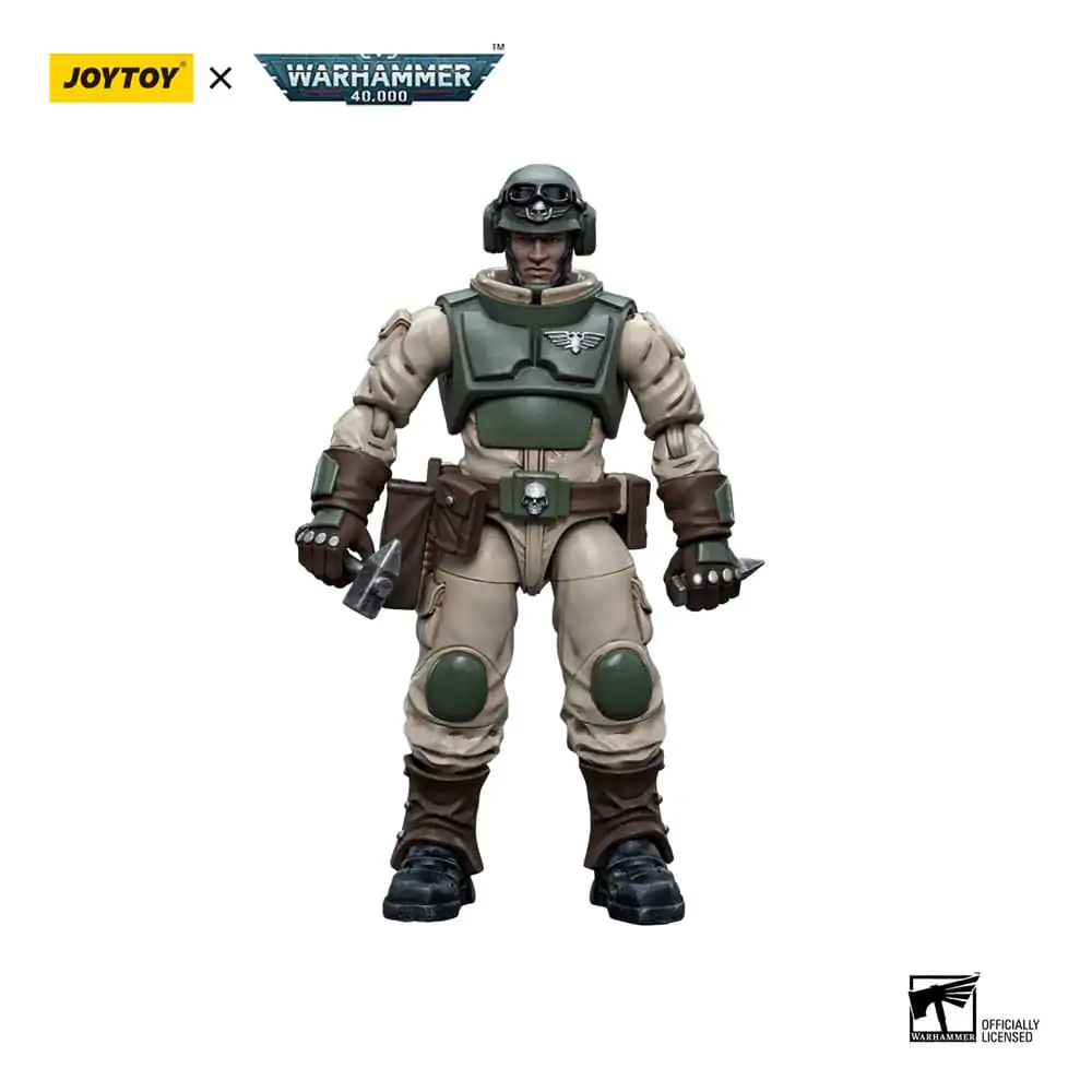 Warhammer 40k 1/18 Astra Militarum Ordnance Team with Malleus Rocket Launcher Ordnance Brigade akciófigura 12 cm termékfotó