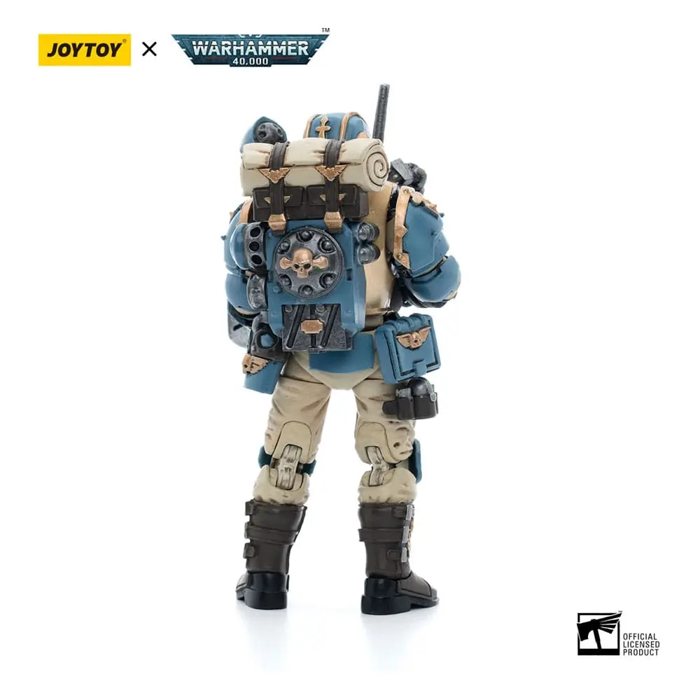 Warhammer 40k 1/18 Astra Militarum Tempestus Scions 55th Kappic Eagles Plasma Gunnert akciófigura 12 cm termékfotó