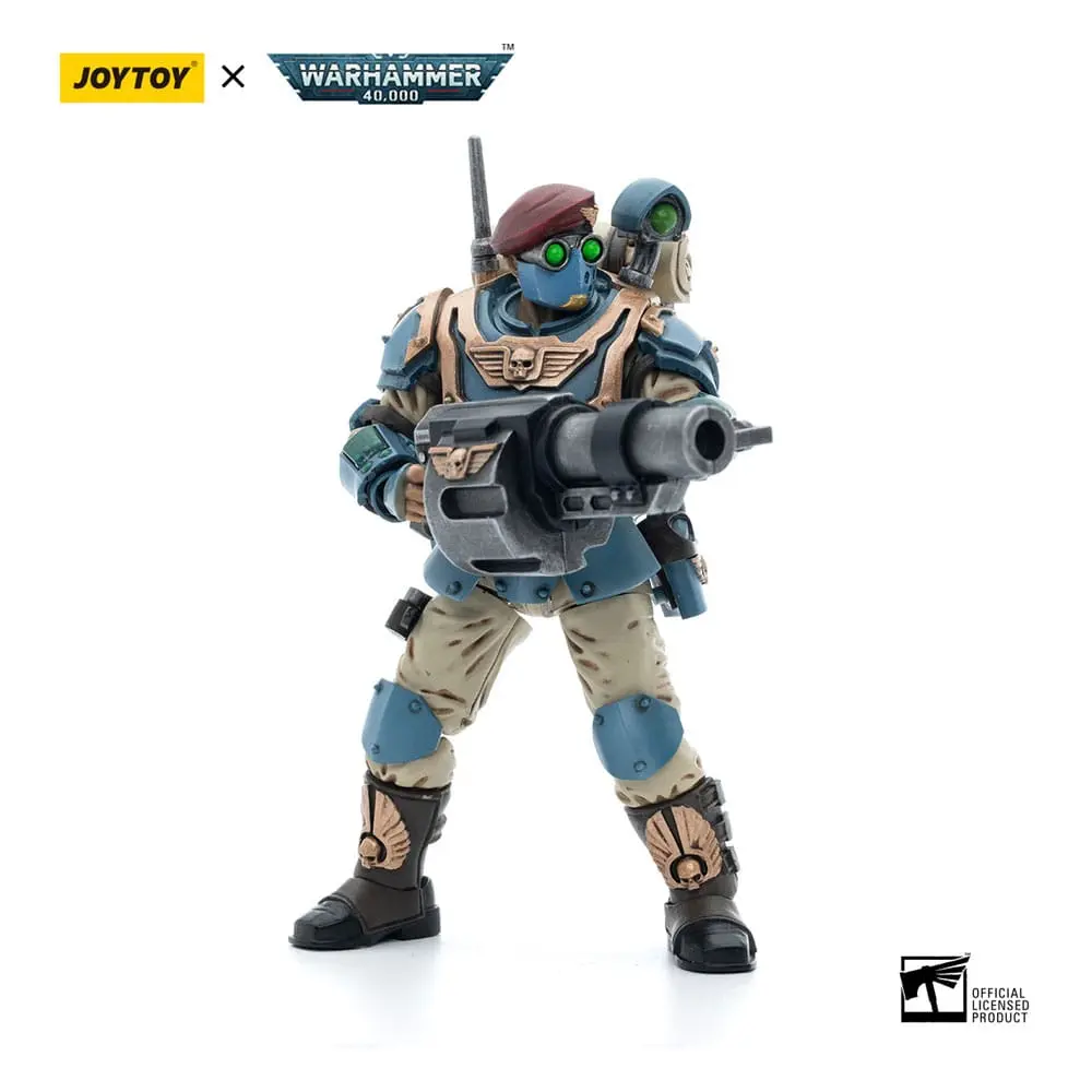 Warhammer 40k 1/18 Astra Militarum Tempestus Scions Command Squad 55th Kappic Eagles Grenadier akciófigura 12 cm termékfotó