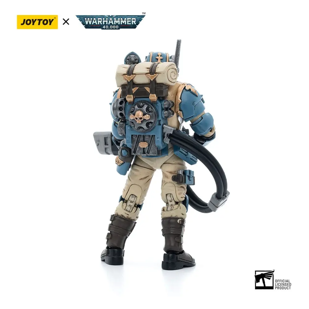 Warhammer 40k 1/18 Astra Militarum Tempestus Scions Squad 55th Kappic Eagles Hot-shot Volley Gunner akciófigura 12 cm termékfotó