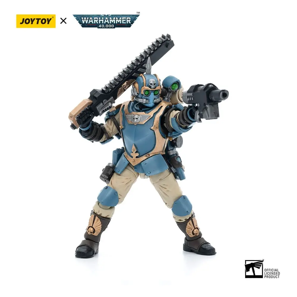 Warhammer 40k 1/18 Astra Militarum Tempestus Scions Squad 55th Kappic Eagles Tempestor akciófigura 12 cm termékfotó