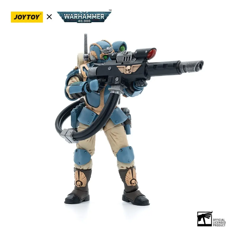 Warhammer 40k 1/18 Astra Militarum Tempestus Scions Squad 55th Kappic Eagles Tempestus Scion 1 akciófigura 12 cm termékfotó