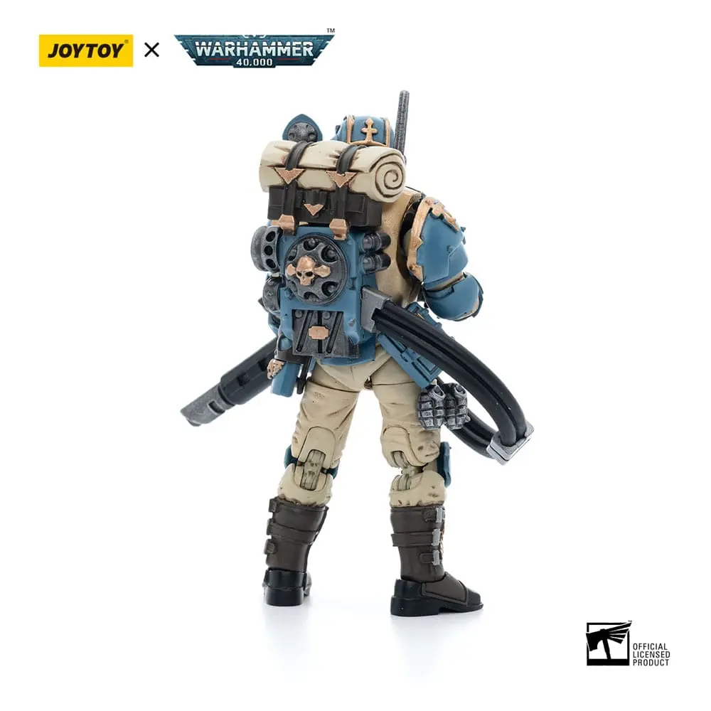 Warhammer 40k 1/18 Astra Militarum Tempestus Scions Squad 55th Kappic Eagles Tempestus Scion 1 akciófigura 12 cm termékfotó