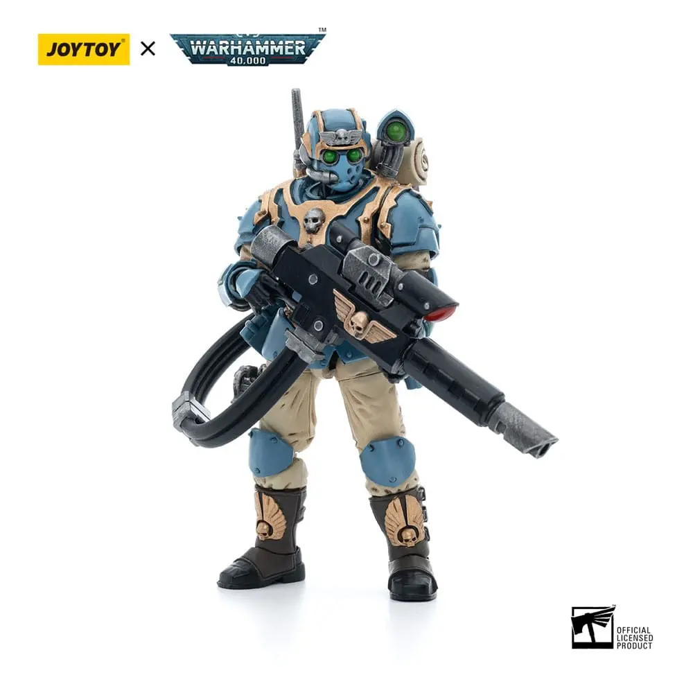Warhammer 40k 1/18 Astra Militarum Tempestus Scions Squad 55th Kappic Eagles Tempestus Scion 1 akciófigura 12 cm termékfotó