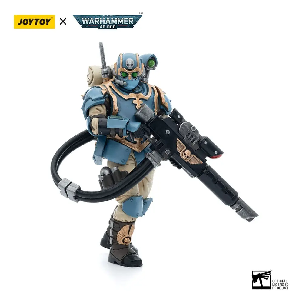 Warhammer 40k 1/18 Astra Militarum Tempestus Scions Squad 55th Kappic Eagles Tempestus Scion 2 akciófigura 12 cm termékfotó