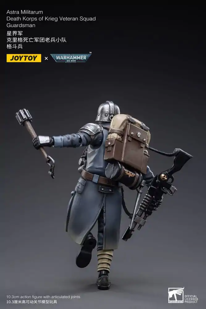 Warhammer 40k 1/18 Astra MilitarumDeath Korps of Krieg Veteran Squad Guardsman akciófigura 11 cm termékfotó