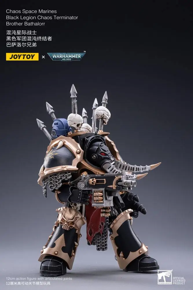 Warhammer 40k 1/18 Black Legion Brother Bathalorr akciófigura 17 cm termékfotó