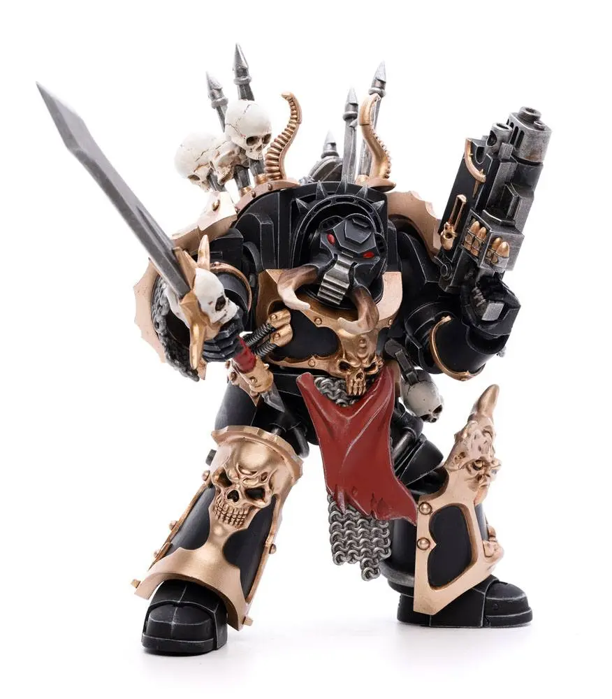 Warhammer 40k 1/18 Black Legion Brother Gnarl akciófigura 17 cm termékfotó