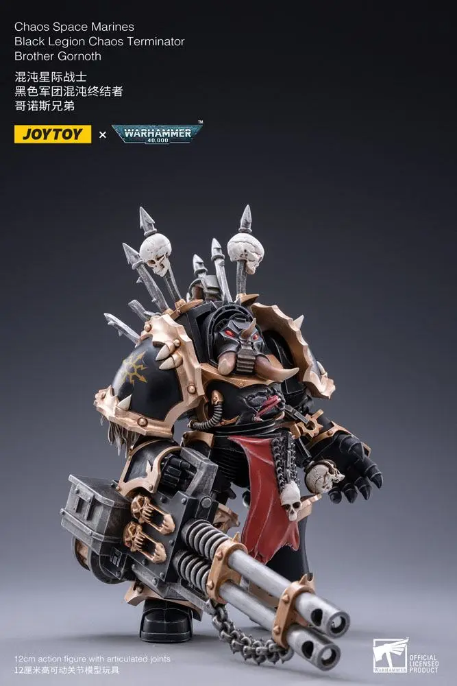 Warhammer 40k 1/18 Black Legion Brother Gornoth akciófigura 17 cm termékfotó