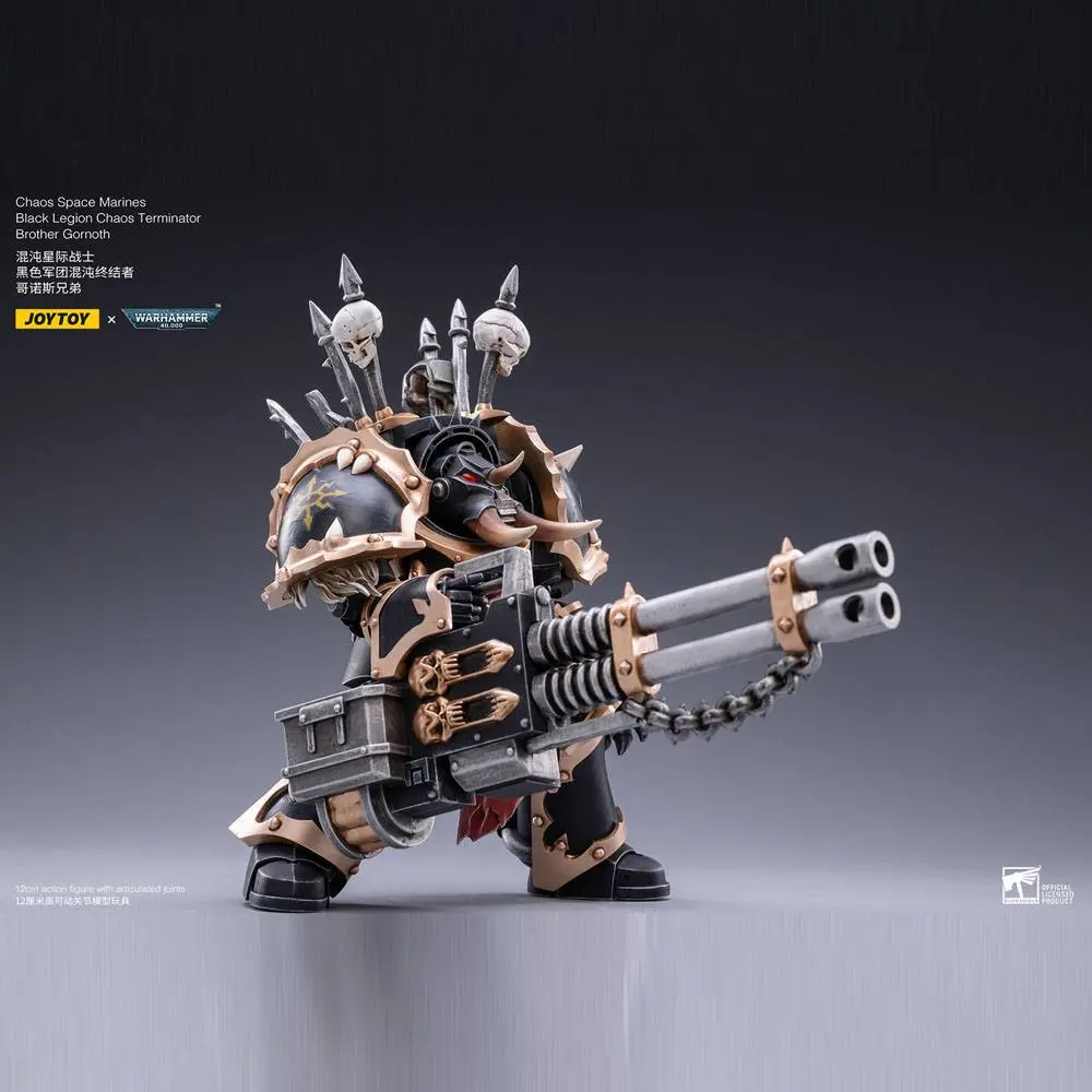 Warhammer 40k 1/18 Black Legion Brother Gornoth akciófigura 17 cm termékfotó