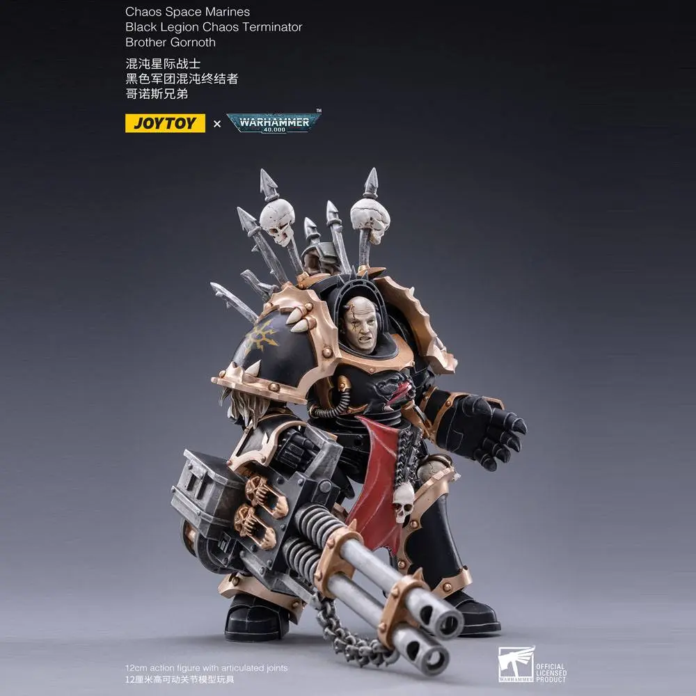 Warhammer 40k 1/18 Black Legion Brother Gornoth akciófigura 17 cm termékfotó