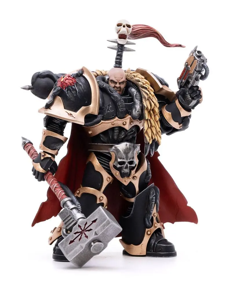 Warhammer 40k 1/18 Black Legion Chaos Lord Khalos the Ravager akciófigura 16 cm termékfotó