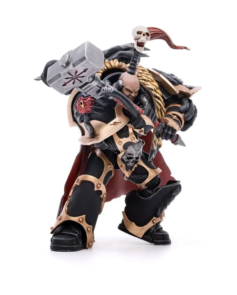 Warhammer 40k 1/18 Black Legion Chaos Lord Khalos the Ravager akciófigura 16 cm termékfotó