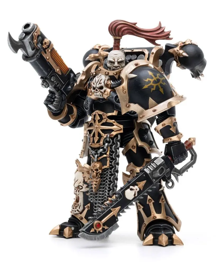 Warhammer 40k 1/18 Black Legion Havocs Champion Brother Slael akciófigura 15 cm termékfotó
