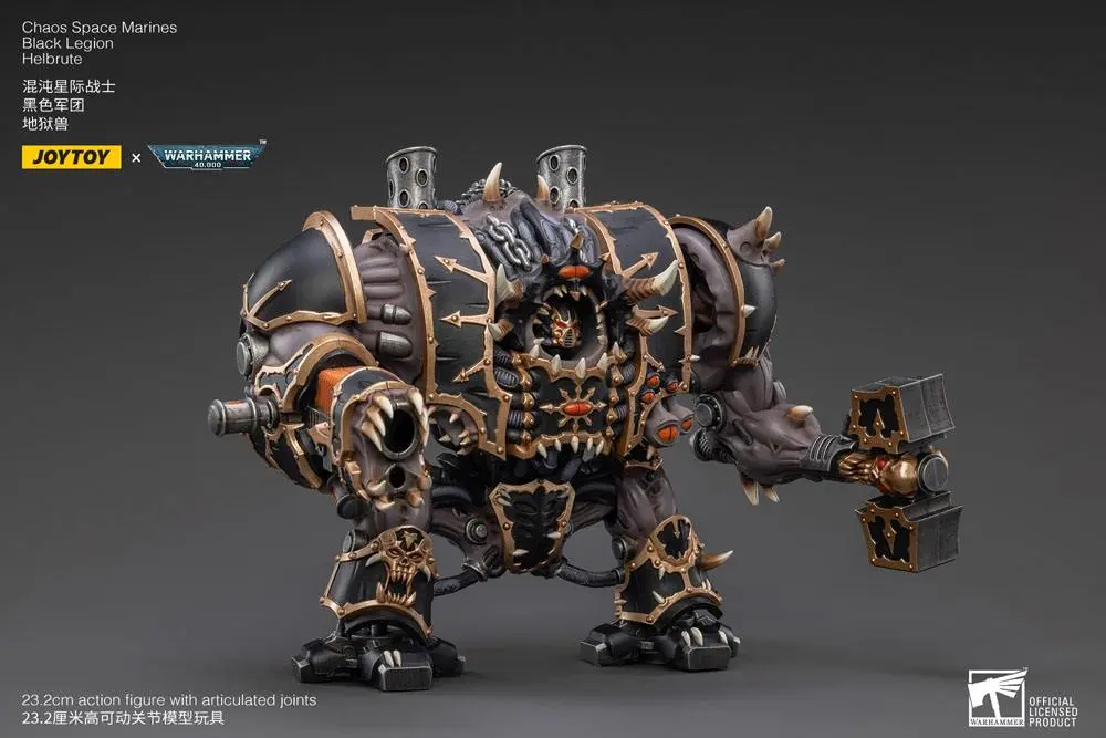 Warhammer 40k 1/18 Black Legion Helbrute akciófigura 23 cm termékfotó