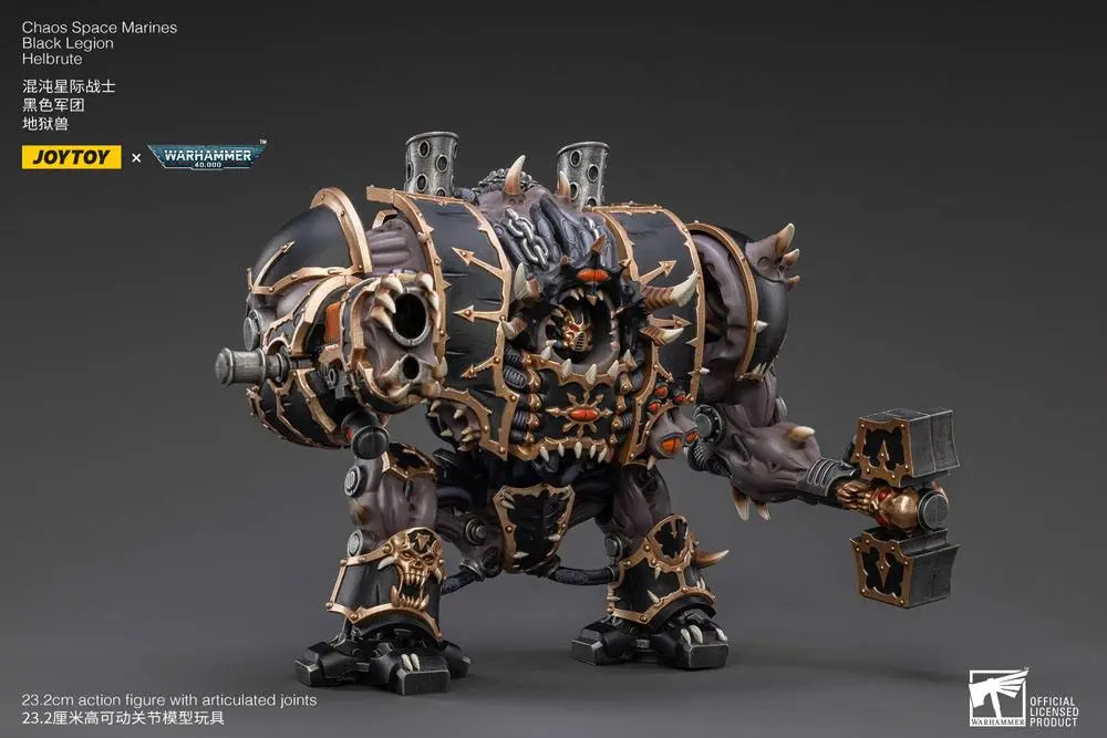 Warhammer 40k 1/18 Black Legion Helbrute akciófigura 23 cm termékfotó
