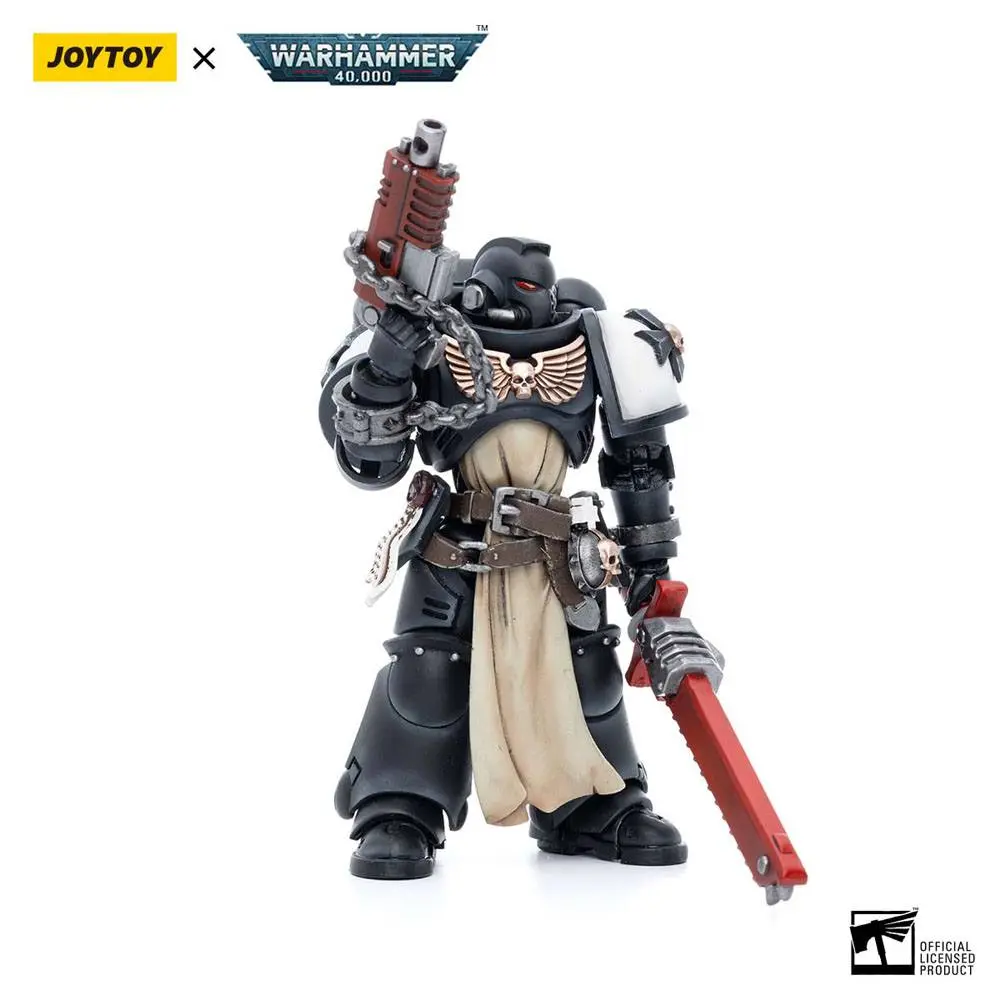 Warhammer 40k 1/18 Black Templars Army Primaris Crusader Squad 4 db-os akciófigura csomag 12 cm termékfotó