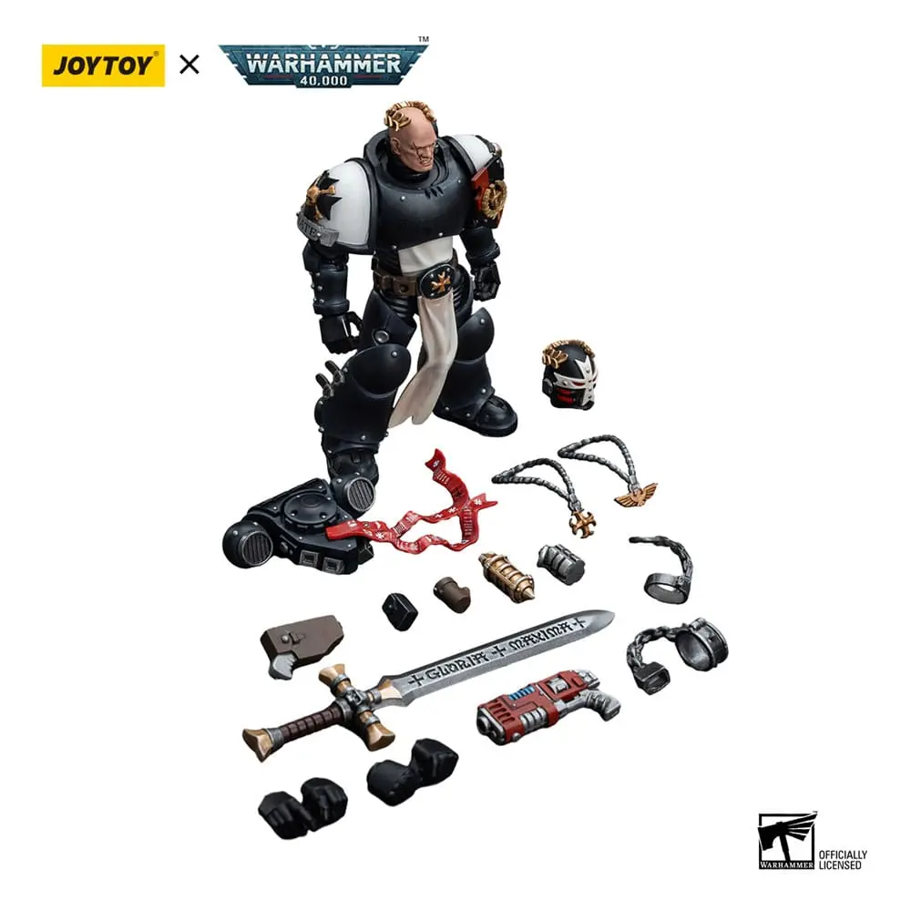 Warhammer 40k 1/18 Black Templars Emperor's Champion Bayard's Revenge akciófigura 12 cm termékfotó