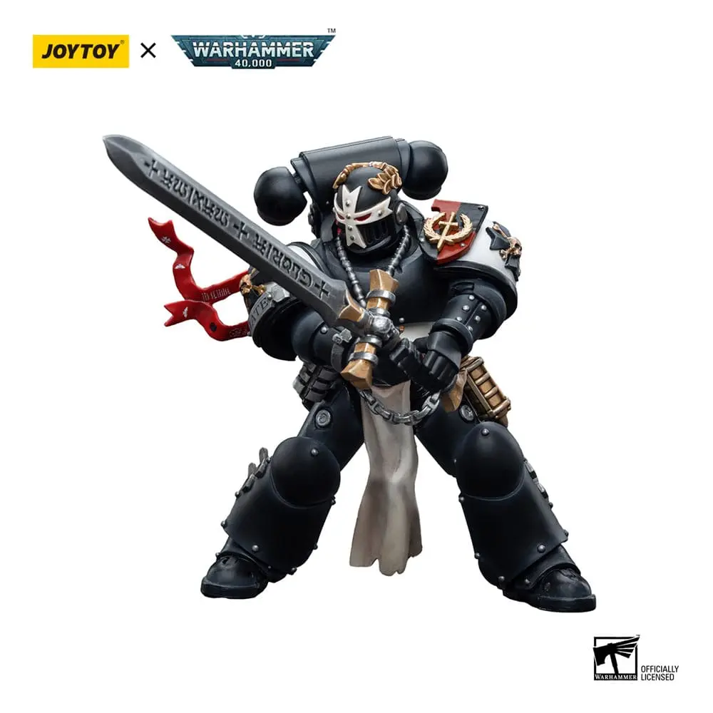 Warhammer 40k 1/18 Black Templars Emperor's Champion Bayard's Revenge akciófigura 12 cm termékfotó