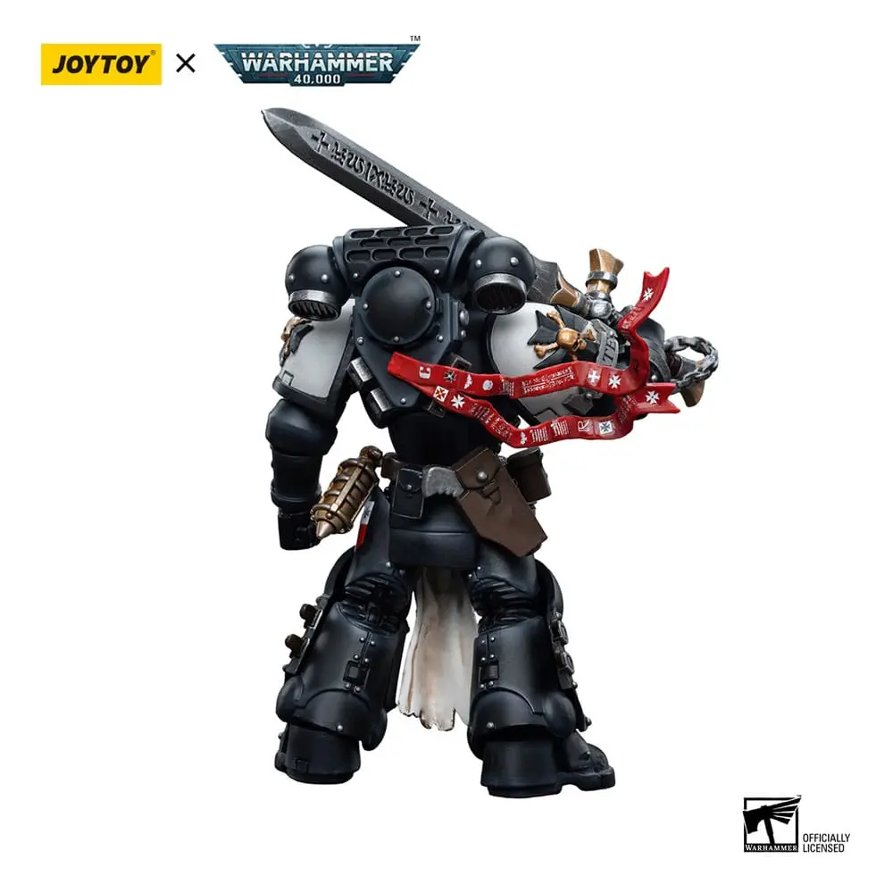 Warhammer 40k 1/18 Black Templars Emperor's Champion Bayard's Revenge akciófigura 12 cm termékfotó