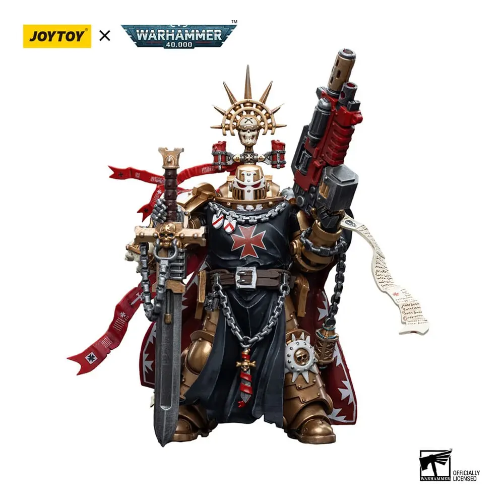 Warhammer 40k 1/18 Black Templars High Marshal Helbrecht akciófigura 12 cm termékfotó