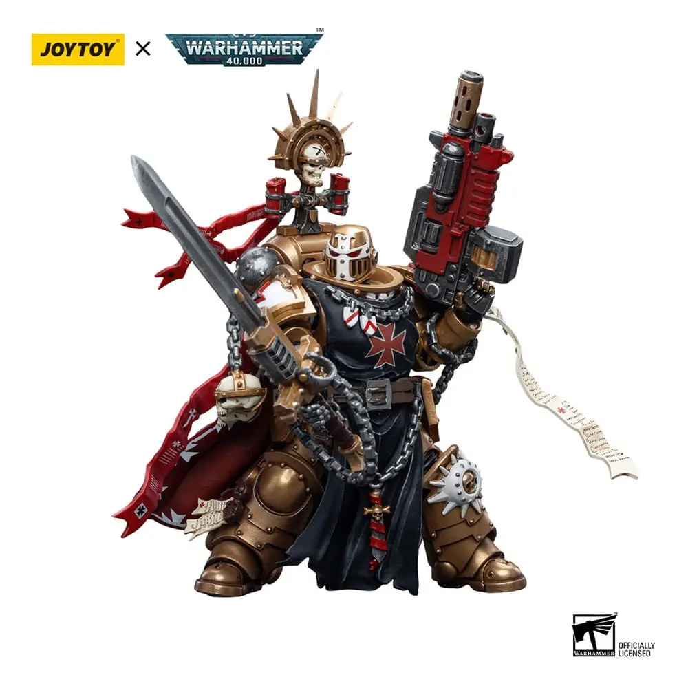 Warhammer 40k 1/18 Black Templars High Marshal Helbrecht akciófigura 12 cm termékfotó