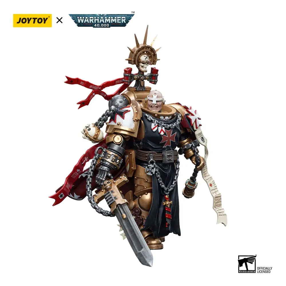 Warhammer 40k 1/18 Black Templars High Marshal Helbrecht akciófigura 12 cm termékfotó