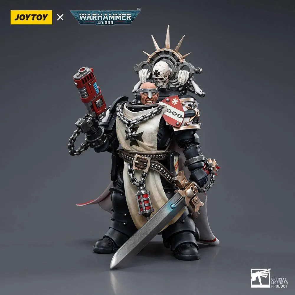 Warhammer 40k 1/18 Black Templars Marshal Baldeckrath akciófigura 12 cm termékfotó