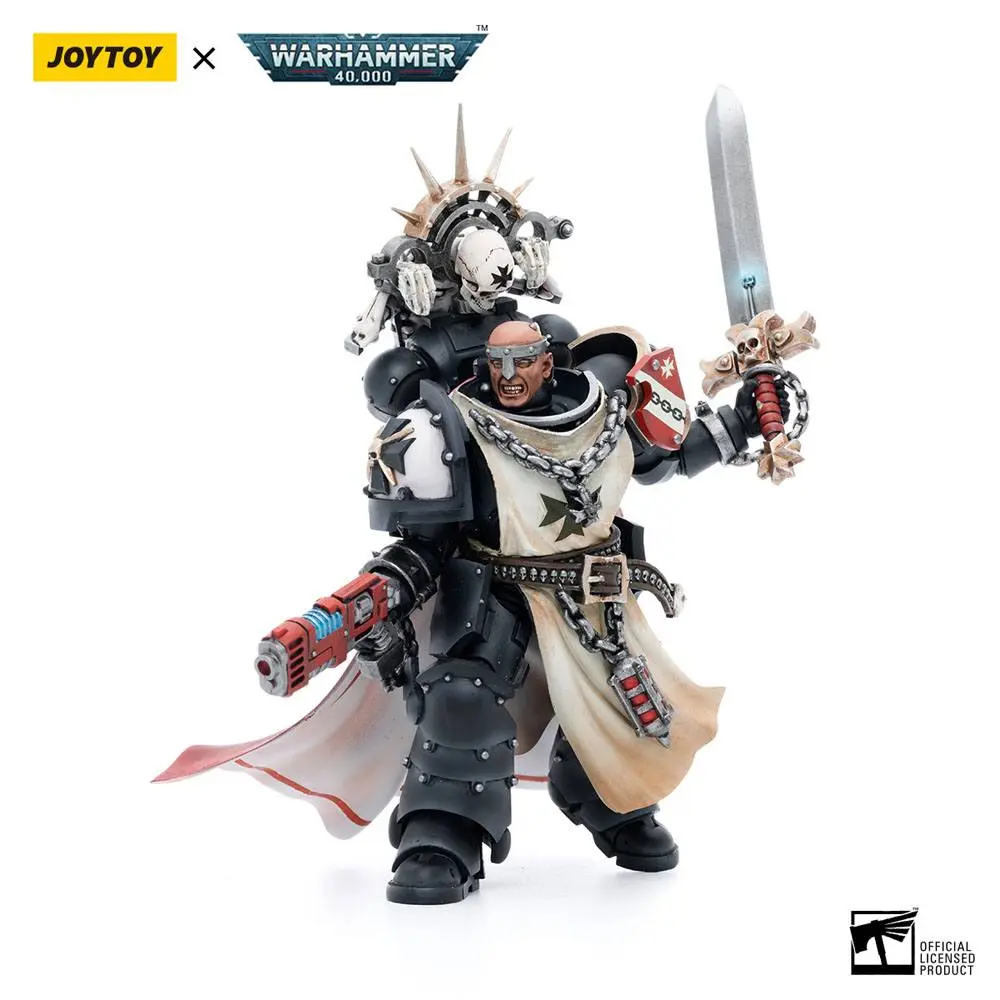 Warhammer 40k 1/18 Black Templars Marshal Baldeckrath akciófigura 12 cm termékfotó