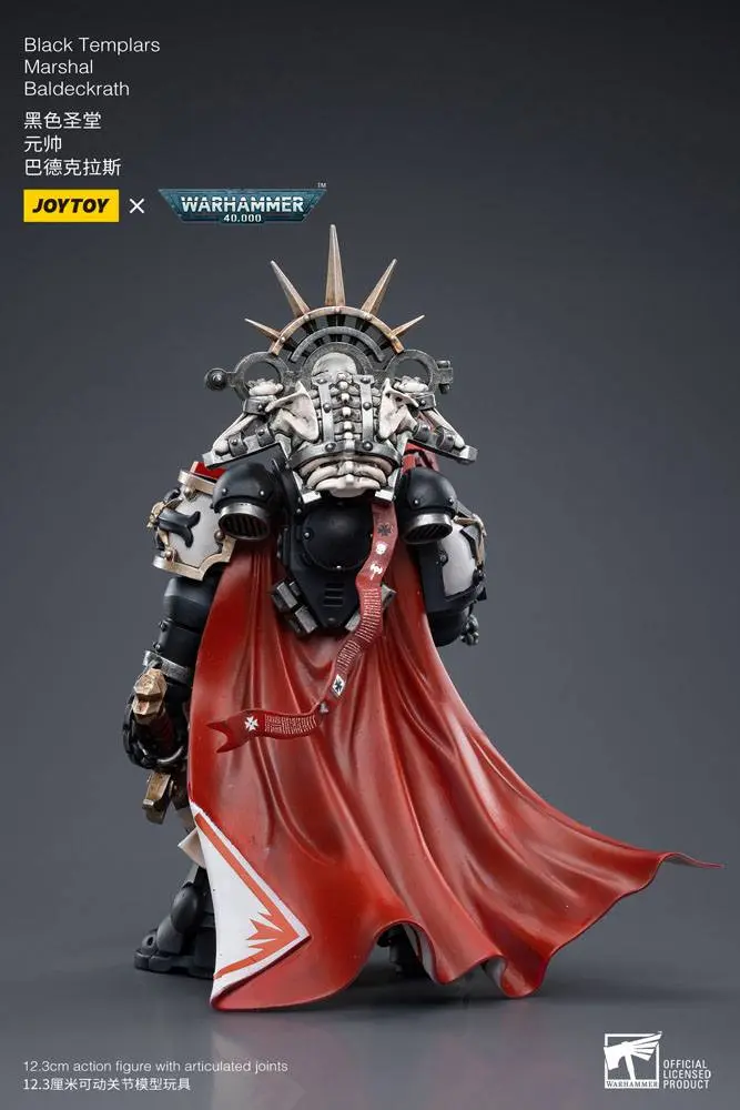 Warhammer 40k 1/18 Black Templars Marshal Baldeckrath akciófigura 12 cm termékfotó