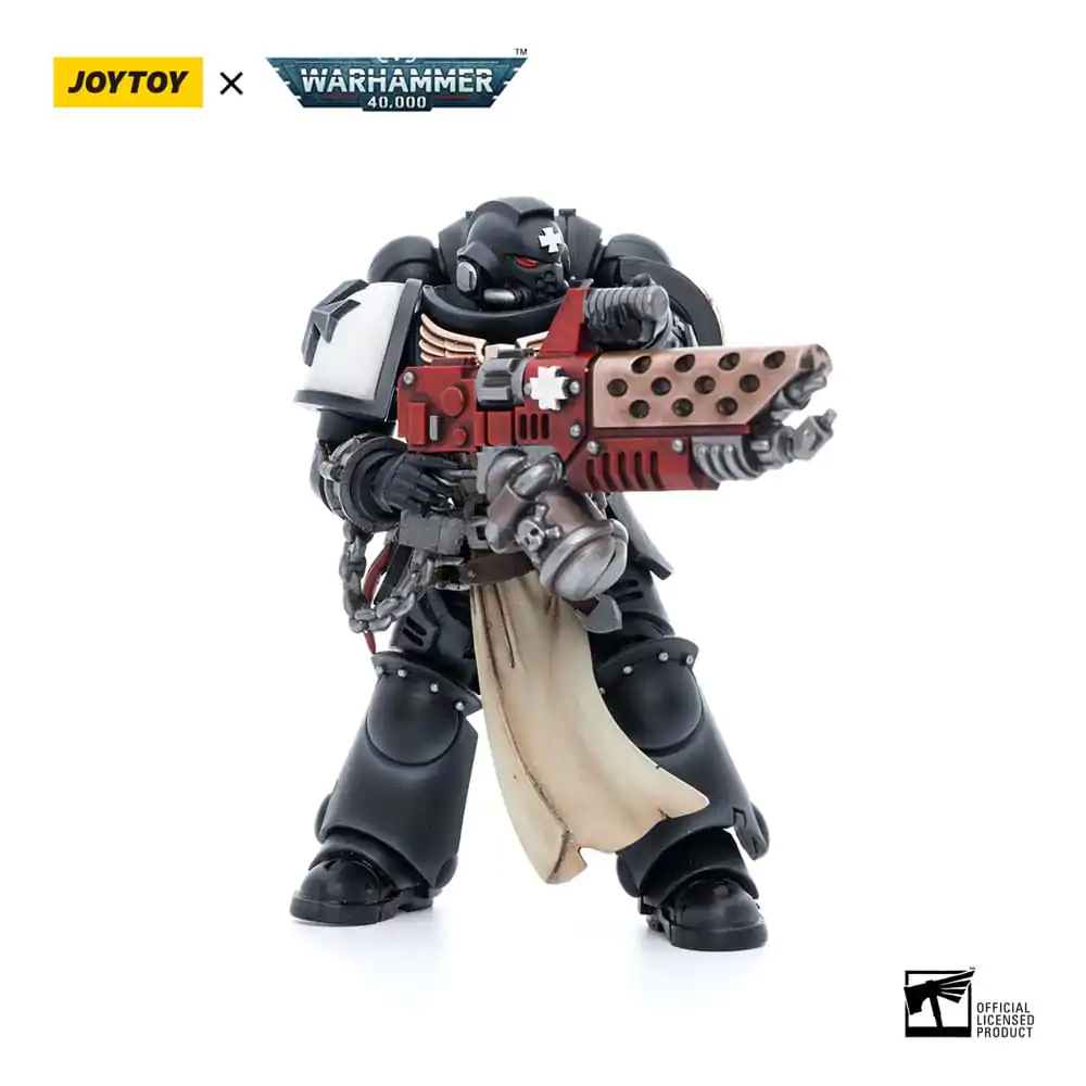 Warhammer 40k 1/18 Black Templars Primaris Initiate Brother Raemont akciófigura 12 cm termékfotó