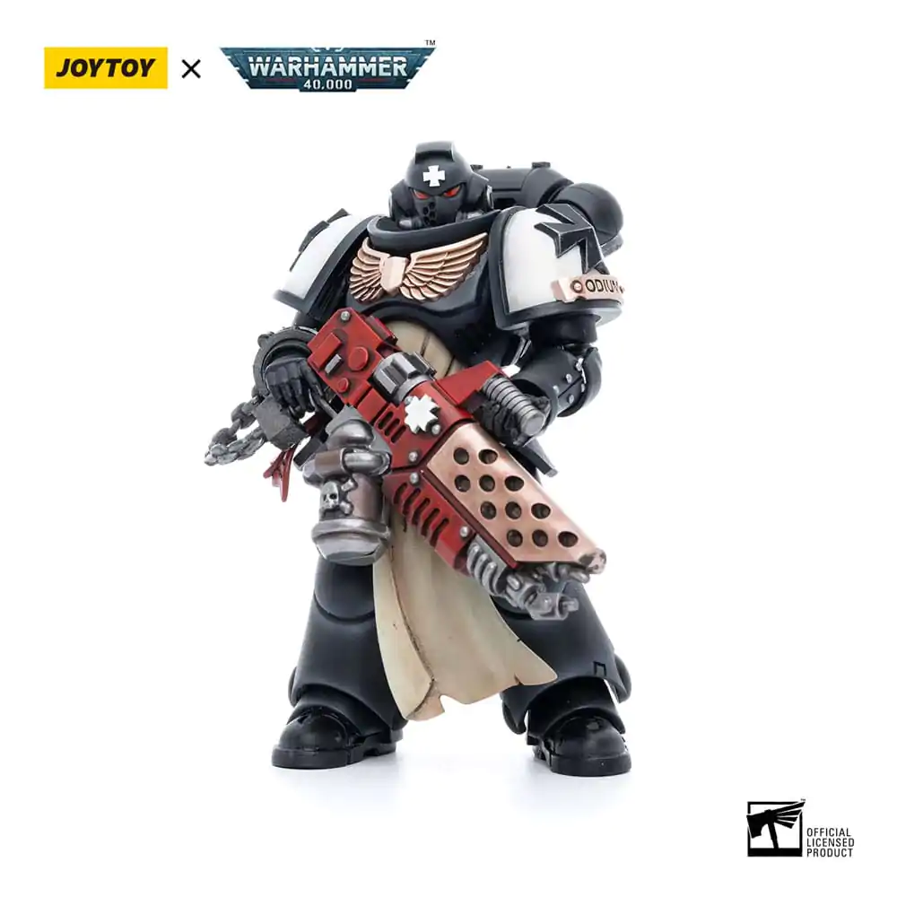 Warhammer 40k 1/18 Black Templars Primaris Initiate Brother Raemont akciófigura 12 cm termékfotó