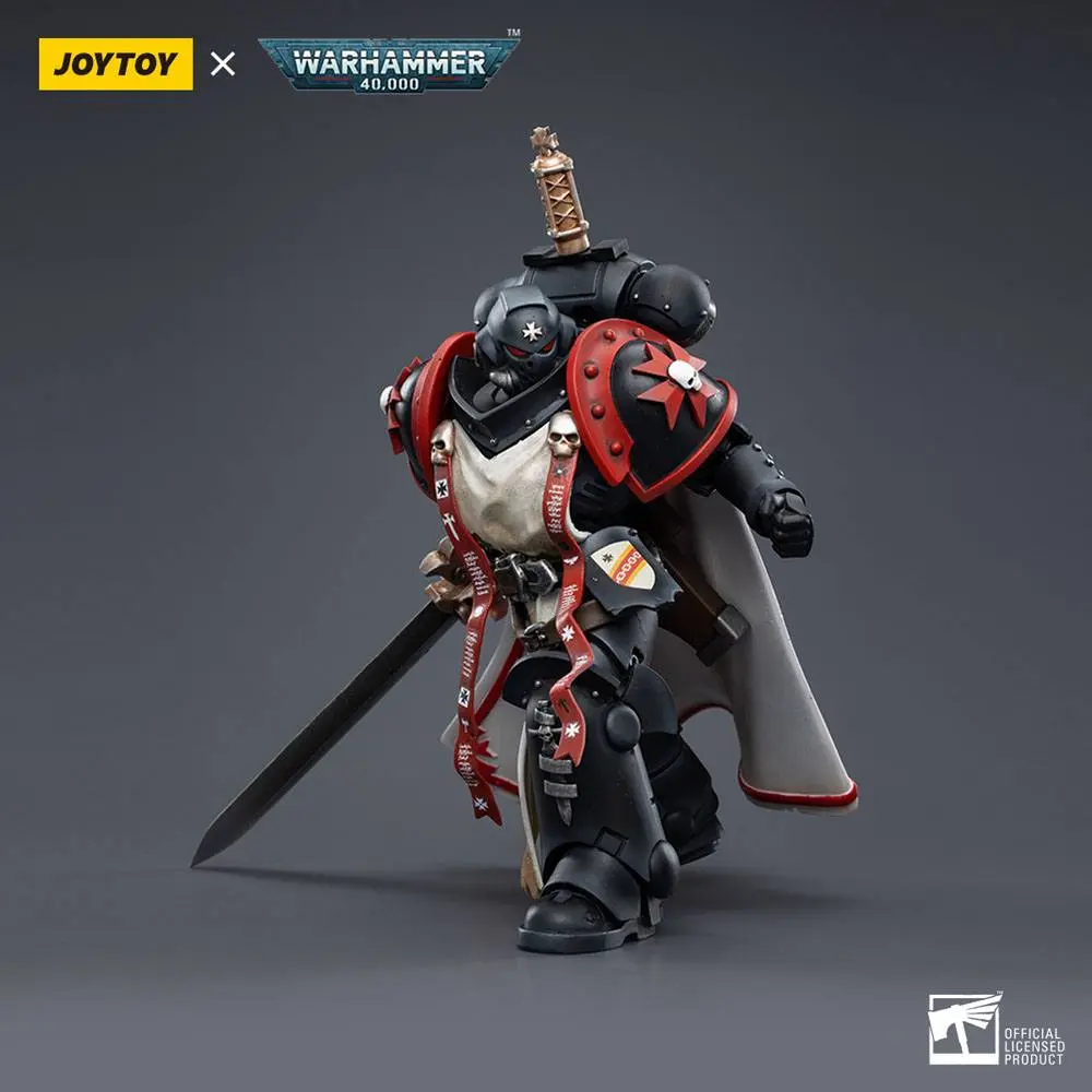 Warhammer 40k 1/18 Black Templars Primaris Sword Brethren Eberwulf akciófigura 12 cm termékfotó