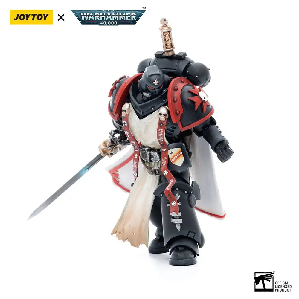 Warhammer 40k 1/18 Black Templars Primaris Sword Brethren Eberwulf akciófigura 12 cm termékfotó