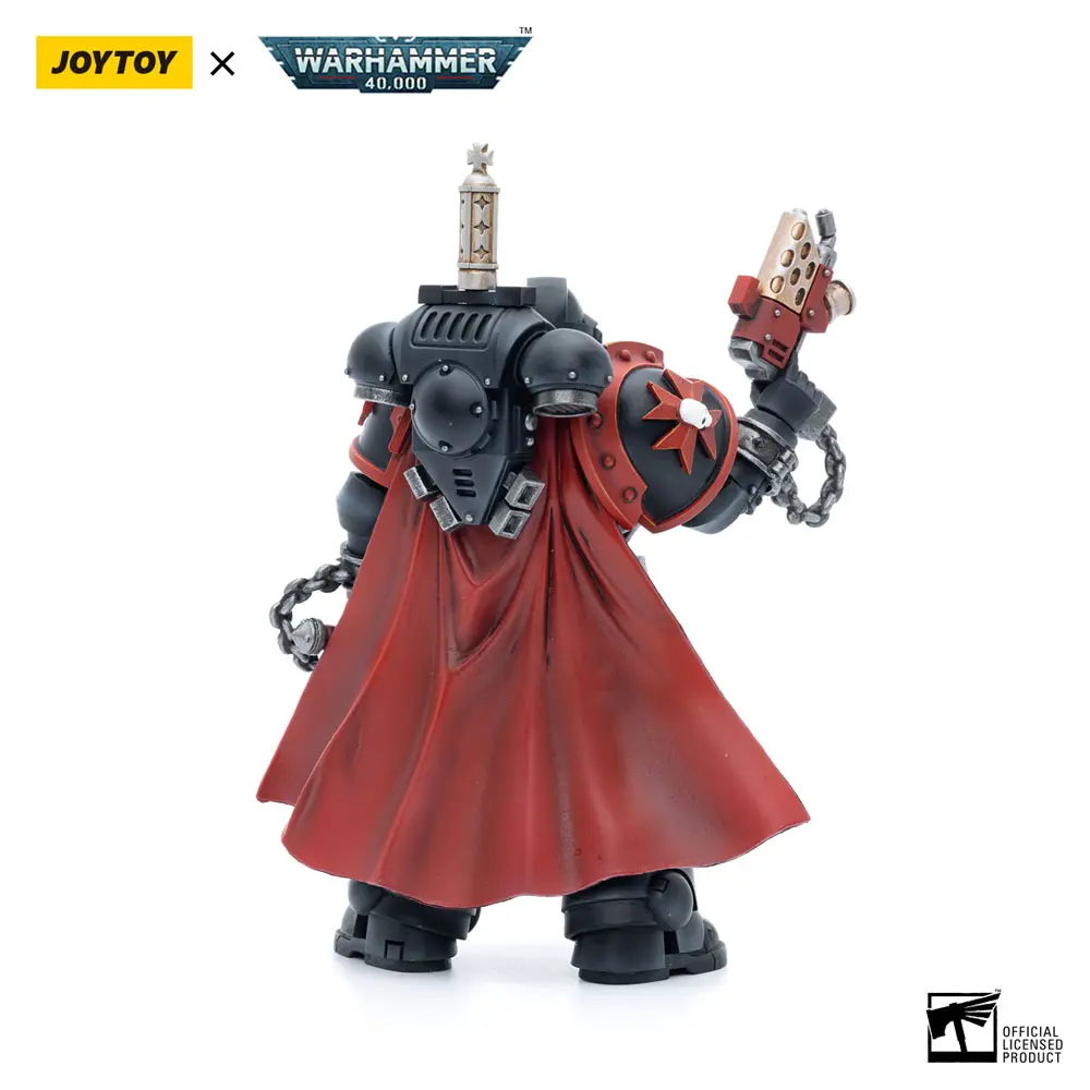 Warhammer 40k 1/18 Black Templars Primaris Sword Brethren Granbertus akciófigura 12 cm termékfotó