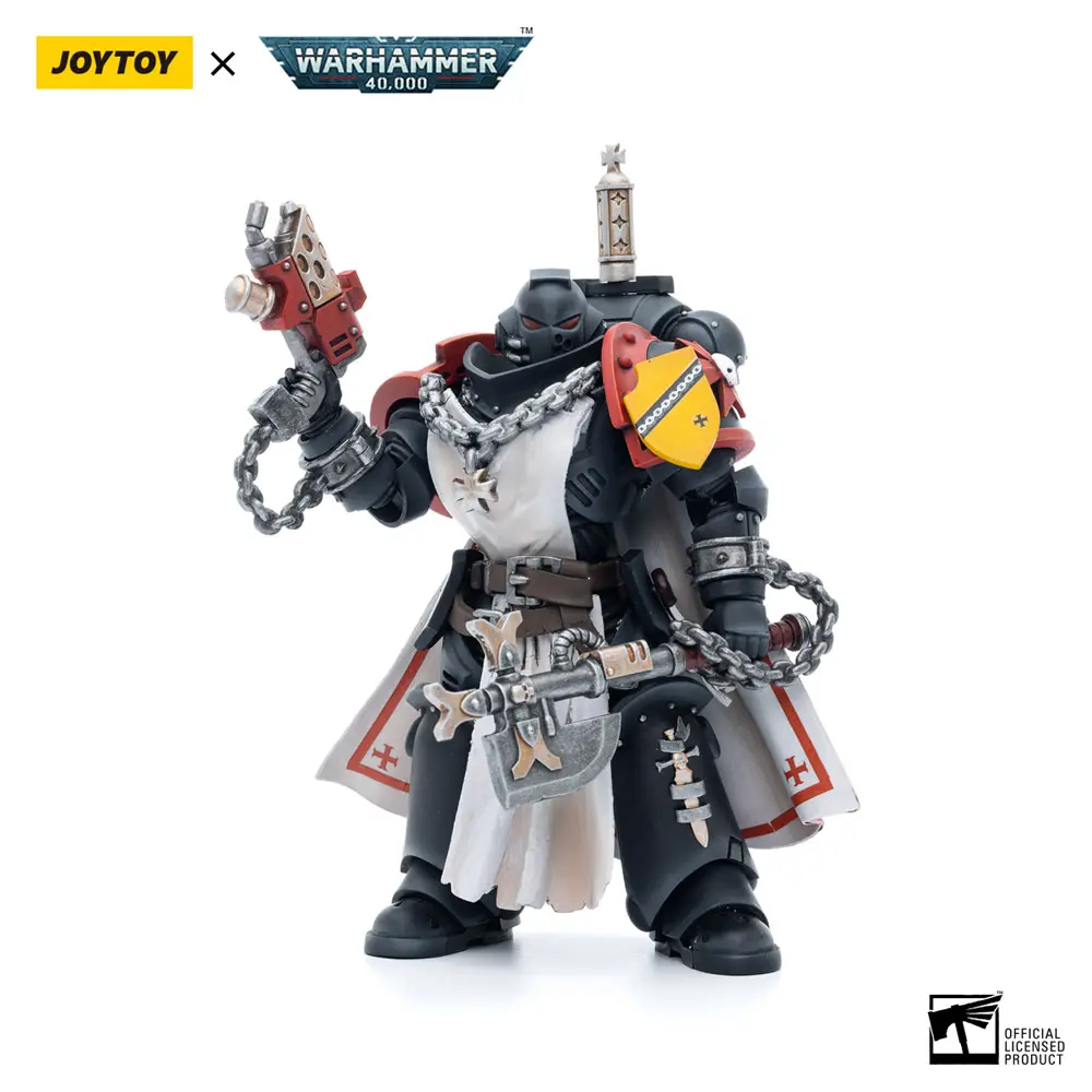 Warhammer 40k 1/18 Black Templars Primaris Sword Brethren Granbertus akciófigura 12 cm termékfotó