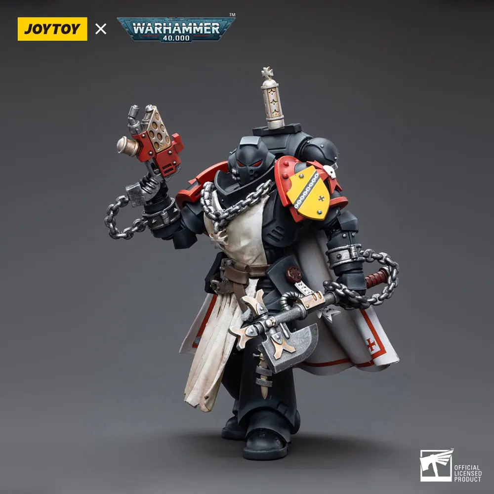 Warhammer 40k 1/18 Black Templars Primaris Sword Brethren Granbertus akciófigura 12 cm termékfotó