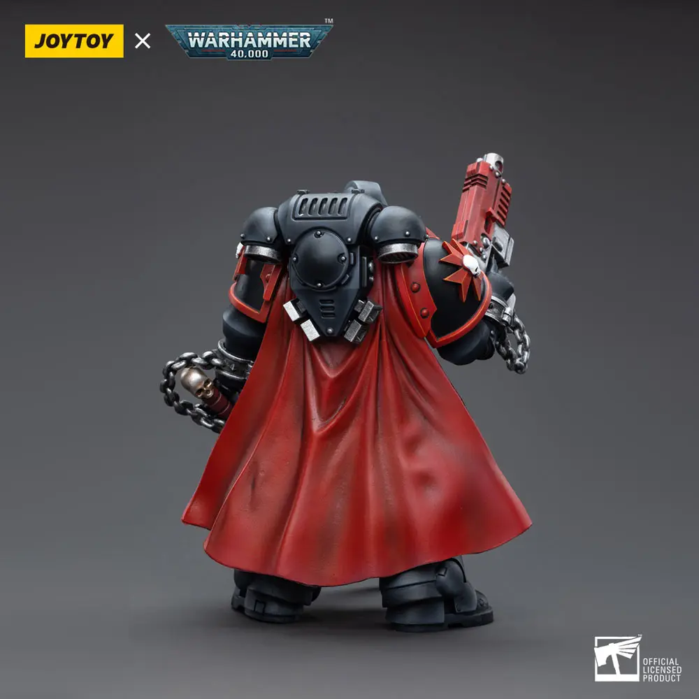 Warhammer 40k 1/18 Black Templars Primaris Sword Brethren Harmund akciófigura 12 cm termékfotó