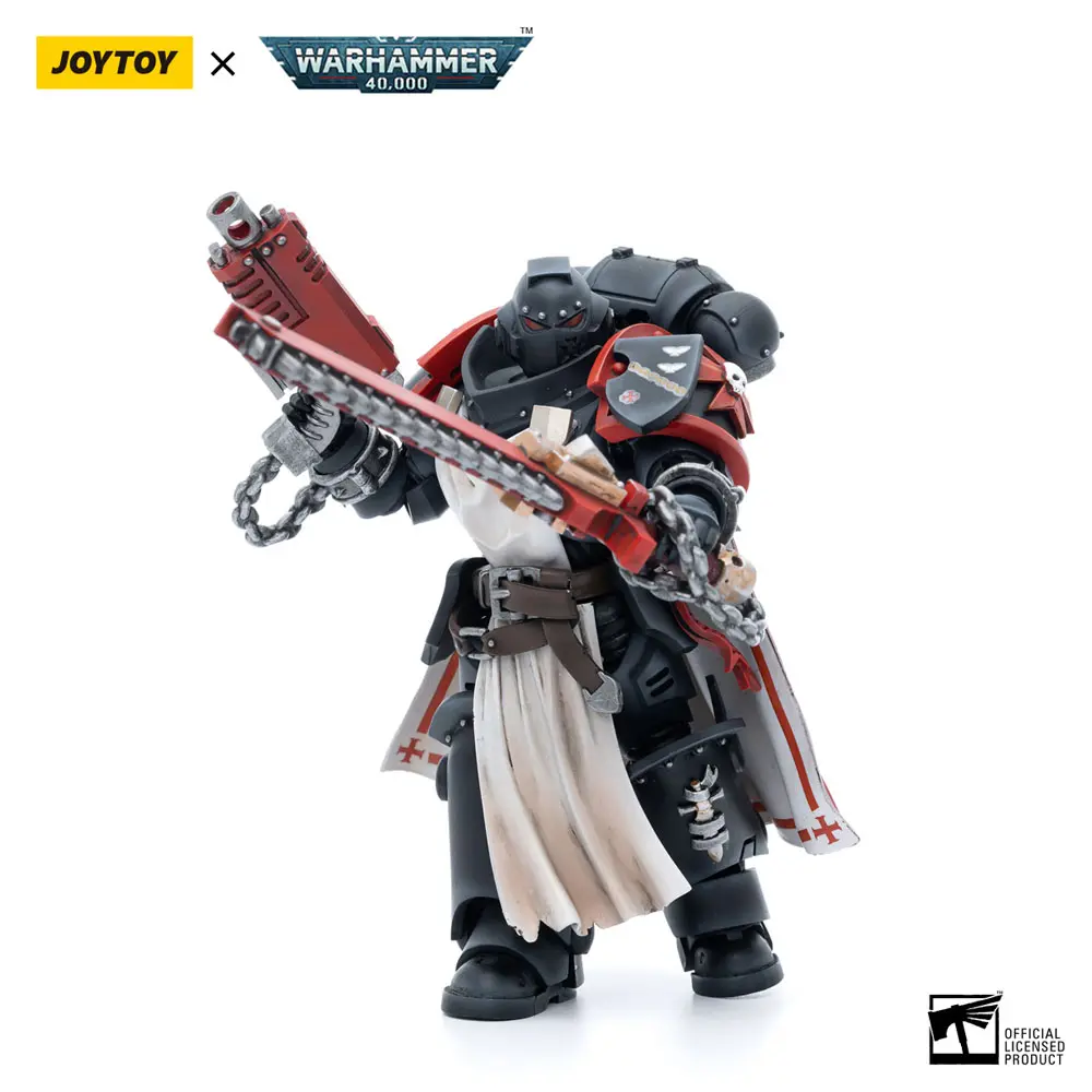 Warhammer 40k 1/18 Black Templars Primaris Sword Brethren Harmund akciófigura 12 cm termékfotó