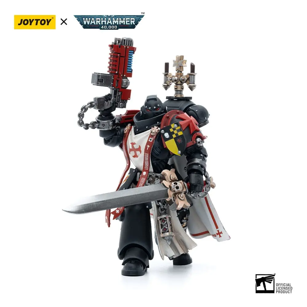 Warhammer 40k 1/18 Black Templars Sword Brethren Brother Lombast akciófigura 12 cm termékfotó
