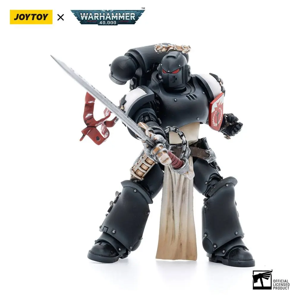 Warhammer 40k  1/18 Black Templars The Emperors Champion Rolantus akciófigura 12 cm termékfotó