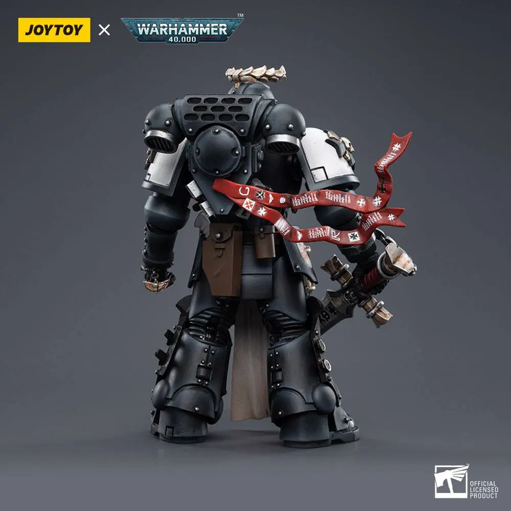 Warhammer 40k  1/18 Black Templars The Emperors Champion Rolantus akciófigura 12 cm termékfotó